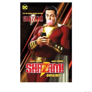 DC Shazam! Comic with Red and Yellow Lightning Cover